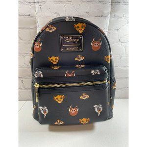 Loungefly Disney NWT The Lion King Black Mini Backpack RARE